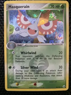 Pokemon TCG Masquerain Reverse Holo 20/101 ex Hidden Legends MP - Image 1