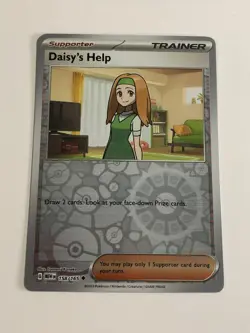 Pokemon TCG 151 Reverse Holographic Daisy's Help 158/165 Near Mint - Image 1