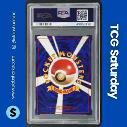 1998 POKEMON JP TEAM ROCKET #110 DARK WEEZING HOLO RARE PSA 9 - Image 2