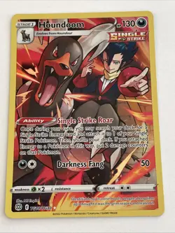 Houndoom - TG10/TG30 Ultra Rare Brilliant Stars NM Pokemon TCG - Image 1