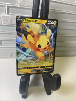Pokemon Pikachu V SWSH285 Promo Holo SWSH Sword & Shield 200 HP Pika Drive - Image 2