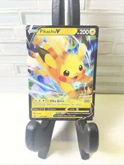 Pokemon Pikachu V SWSH285 Promo Holo SWSH Sword & Shield 200 HP Pika Drive - Image 4