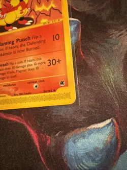 Magmar 86/165 Non-Holo Rare Pokemon Card Expedition E-Reader PTCG LP - Image 3