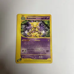 Pokemon Expedition Alakazam Non-Holo Rare 33/165 - Image 1