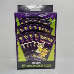 Pokemon Trick or Trade Booster Pack box - 15 Packs 2025 NEW Sealed Box - Image 1