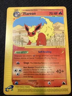 Flareon 8/144 Pokemon Skyridge 2003 WOTC e‑Reader Never Played Nm - Image 2