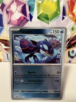 Kyogre 034/132 Reverse Holo Rare - Pokemon TCG Mega Evolution - NM - Image 1