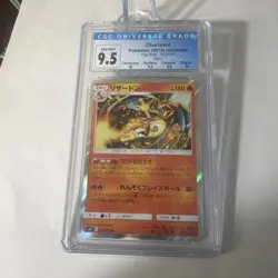 2018 Pokemon Japanese Charizard Holo Tag Bolt 013/095 CGC 9.5 Gem Mint - Image 2