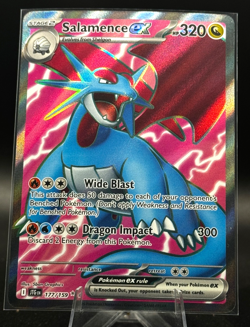 Salamence ex 177/159 Sv09: Journey Together Holo Pokemon TCG - Image 1