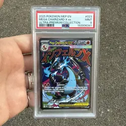 Pokemon - Mega Charizard X EX 023 MEP Black Star Promo PSA 9 No Reserve Auction! - Image 1