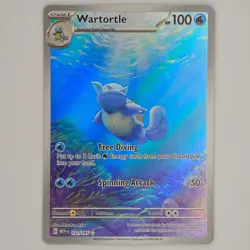Pokemon Wartortle 171/165 S&V 151 Illustration Rare (Visible Print Lines) NM - Image 1