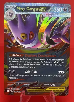 Pokemon Phantasmal Flames Mega Gengar EX Holo 056/094 Ultra Rare🔥 - Image 1