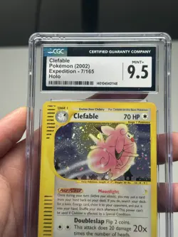 CGC 9.5 Pokemon Expedition Clefable Holo 7/165 (2002) - Image 2