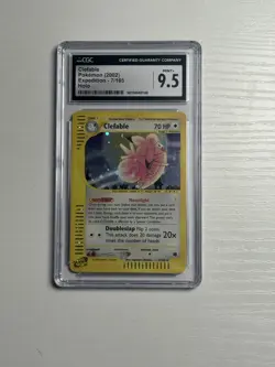 CGC 9.5 Pokemon Expedition Clefable Holo 7/165 (2002) - Image 4
