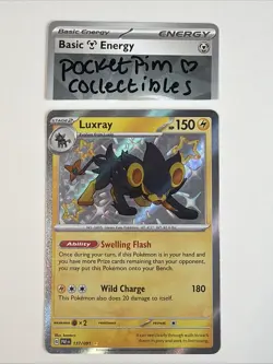 Pokemon Luxray 137/091 Sv: Paldean Fates Baby Shiny Holo - Image 1