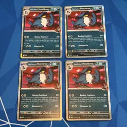 4x Team Rocket’s Honchkrow 127/217 Ascended Heroes Holo Rare Playset Pokemon TCG - Image 1