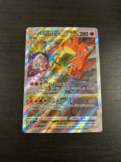 2023 Crown Zenith Charizard VSTAR Holo Black Star Promo #SWSH262 - Image 1