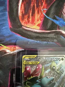 Celebi & Venusaur GX SM167 TAG TEAM Black Star Promo Holo Pokemon TCG - Image 5