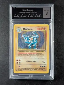 2002 Pokemon MACHAMP #15/110 Legendary Collection Holo Rare English PCG 8 - Image 1