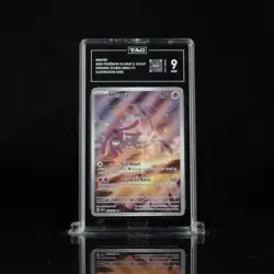 2024 Pokemon TCG Mesprit Holo Tag 9 Mint Sv08: Surging Sparks 204/191 - Image 1