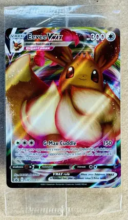 POKEMON SHINING FATES EEVEE VMAX BLACK STAR ETB PROMO SWSH087 NM+ FACTORY SEALED - Image 1