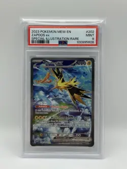 Pokemon 151 Zapdos EX 202/165 PSA 9 TCG Scarlet Violet - Image 1
