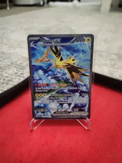 Pokemon TCG Scarlet & Violet 151 Zapdos ex 202/165 Holo - Image 1