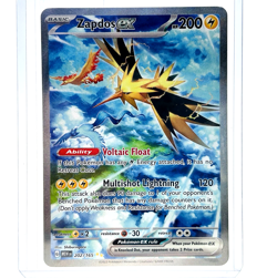 Pokemon TCG Scarlet & Violet 151 Zapdos ex 202/165 Holo - Image 1