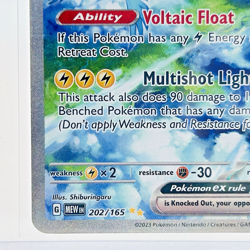 Pokemon TCG Scarlet & Violet 151 Zapdos ex 202/165 Holo - Image 5