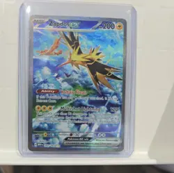 Pokemon TCG Scarlet & Violet 151 Zapdos ex 202/165 Holo - Image 1