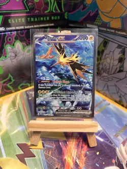 Zapdos ex 202/165 – Pokemon TCG Scarlet & Violet 151 – Full Art – MINTY FRESH - Image 1