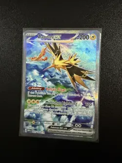 Pokemon TCG Zapdos ex Scarlet,Violet 151 202/165 Holo Special Illustration Rare - Image 1