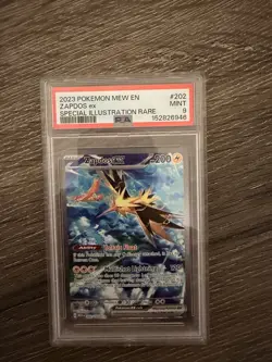 Pokemon TCG Rocket's Zapdos ex SV: Scarlet & Violet 151 202/165 PSA 9 Rare - Image 1