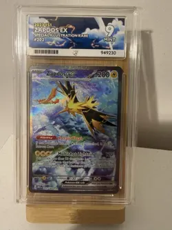 Pokemon TCG Zapdos EX Card 202/165 Scarlet Violet-151 Sir Ace 9 - Image 1