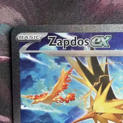 Pokemon TCG Zapdos EX Card 202/165 Scarlet Violet-151 Sir - Image 2