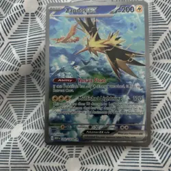 Pokemon TCG Zapdos ex Scarlet & Violet-151 202/165 Holo Special Illustration Rar - Image 1