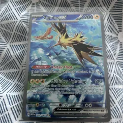 Pokemon TCG Zapdos ex Scarlet & Violet-151 202/165 Holo Special Illustration Rar - Image 3