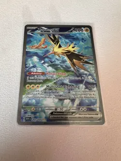 Pokemon TCG Zapdos EX Card 202/165 Scarlet Violet-151 Sir - Image 1