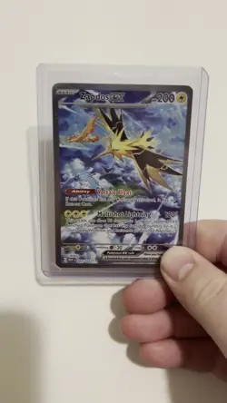 Pokemon TCG Zapdos ex Scarlet & Violet-151 202/165 HoloSpecial Illustration Rare - Image 2