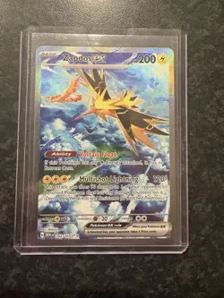 Pokemon TCG Zapdos EX 202/165 Scarlet Violet 151 Special Illustration Rare - Image 1