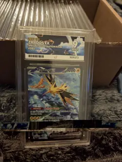 Pokemon TCG Zapdos EX Scarlet & Violet 151 Card 202/165 Ace 9 - Image 1