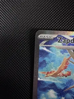 Pokemon TCG Zapdos EX Card 202/165 Scarlet Violet-151 - Image 2