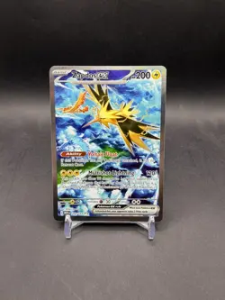 Pokemon TCG Zapdos EX 202/165 Scarlet Violet 151 SIR Card - Image 1