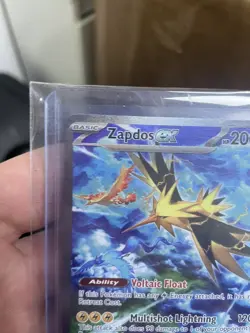 Pokemon TCG Zapdos EX Card 202/165 Scarlet Violet-151 Sir, Near Mint Condition - Image 4
