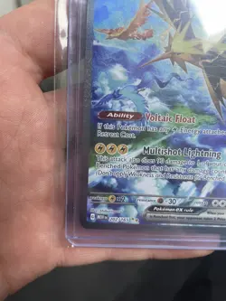 Pokemon TCG Zapdos EX Card 202/165 Scarlet Violet-151 Sir, Near Mint Condition - Image 5