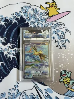 Pokemon TCG Zapdos EX Card 202/165 Scarlet Violet-151 Ace 10 - Image 1