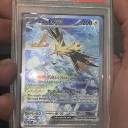 Pokemon TCG Zapdos ex Scarlet & Violet-151 202/165 SIR PSA 10 new cert - Image 3