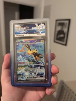 Pokemon TCG Zapdos EX Scarlet & Violet 151 Card 202/165 Gem Mint Ace 10 💎 - Image 2
