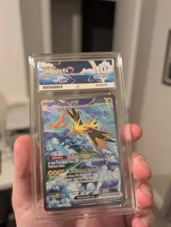 Pokemon TCG Zapdos EX Scarlet & Violet 151 Card 202/165 Gem Mint Ace 10 💎 - Image 4