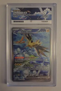 Pokemon TCG Zapdos EX Card 202/165 Scarlet Violet-151 Sir, Ace 9 - Image 1